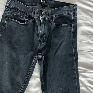 PAIGE- Croft  Men's Dark Gray skinny Jeans
